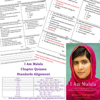 late to school, not a morning person. . I am malala chapter questions